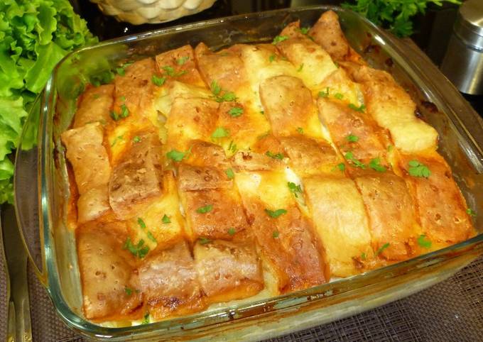 Картофельная запеканка в духовке » Вкусно и просто. Кулинарные рецепты с фото и видео