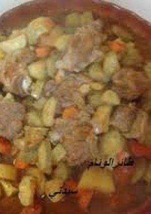 صورة لوصفة طريقة عمل مفركة كوسا بالللحم