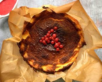 The New Way Prepare Recipe Burnt Basque cheesecake Delicious and Healthy