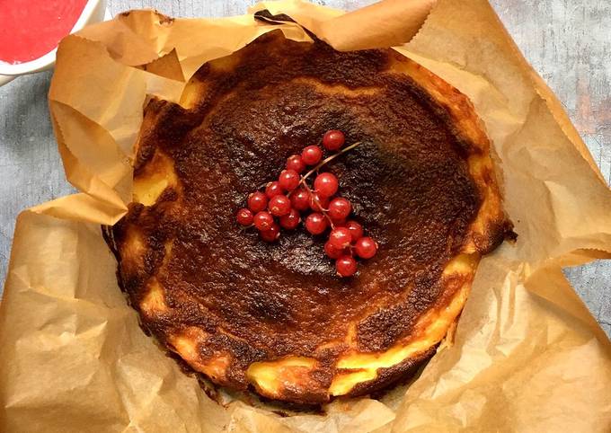 Burnt Basque cheesecake