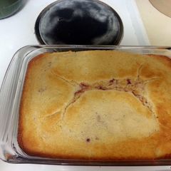 A picture of Blackberry Cobbler.