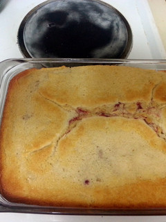 A picture of Blackberry Cobbler.