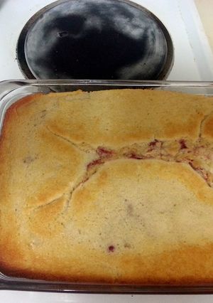 A picture of Blackberry Cobbler.