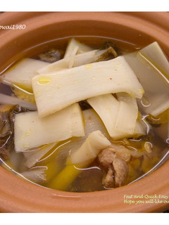 【客家料理】脆筍福菜雞 的食譜成品照片