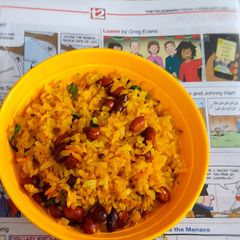 A picture of Steamed poha.