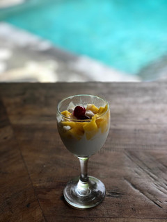 A picture of Homemade coconut yoghurt.