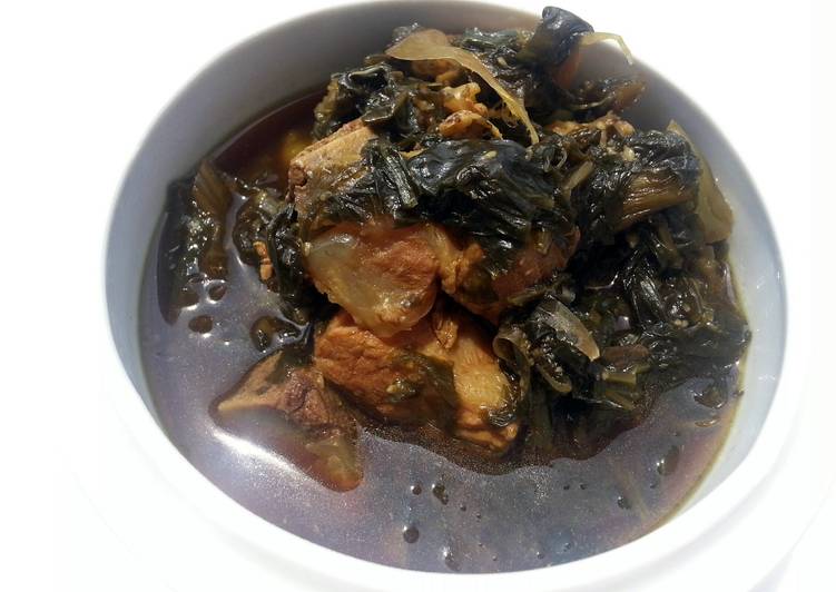 Simple Way to Make Perfect Preserved Mustard Green Pork Stew /Mui Choy
