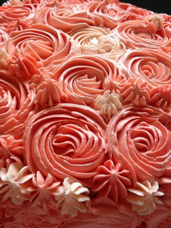 A picture of Swiss meringue buttercream.