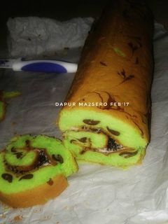Foto resep Roll cake pandan 5 1