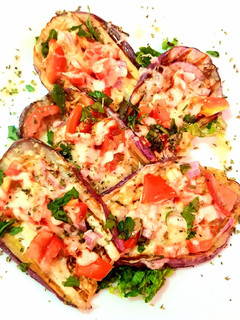 Una foto de 🤤Pizzaiola de berenjena 🤤