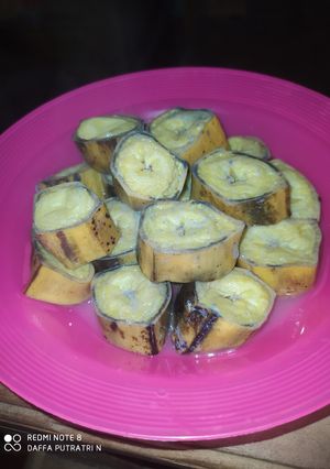 Foto resep Pisang tanduk rebus
