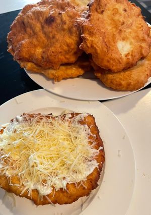 Lángos recept fotója