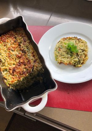 Une photo de Gratin de courgettes