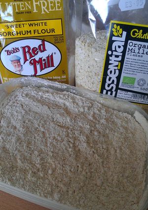 A picture of Vickys Gluten-Free Flour Mix 3 - Breads, Muffins, Cookie Bars.