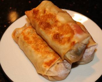 Easy Cooking Recipe Baked Veggie Egg Rolls Delicious