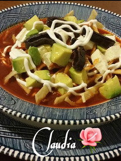 Una foto de Sopa Azteca o de tortilla🌹