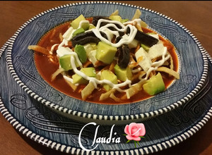 Una foto de Sopa Azteca o de tortilla🌹