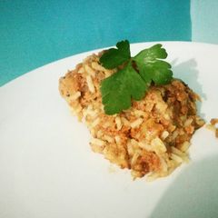 A picture of Loys Baked Rice (ross il-forn).