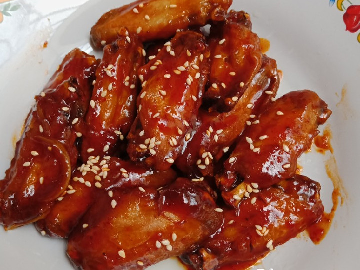 Resep: Korean Chicken Wings Yang Sederhana