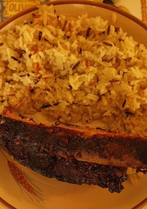 Une photo de Travers de Porc au Riz Pilaf "Ribs"