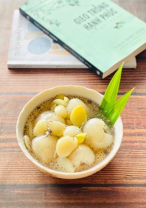 Hình của món Chè Vải Đậu Ngự.