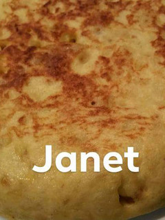 Una foto de Tortilla con manzanas