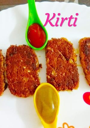 A picture of Chana Veggie tawa fry CUTLETS.