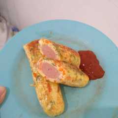 รูปของ SOSTEL (sosis telur) Home Made