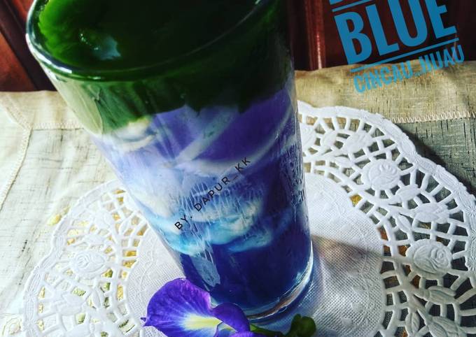 Resep Es cincau De&#39;Gan Blue Anti Gagal