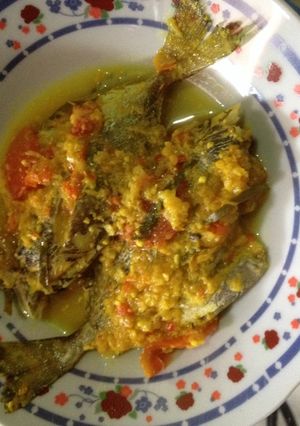 Foto resep Pepes baronang super pedas