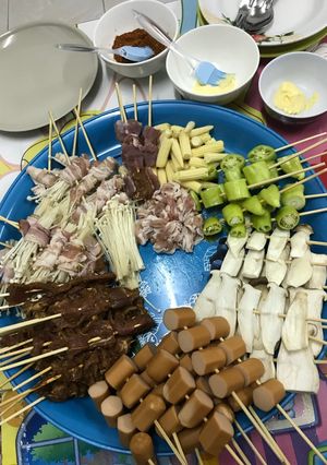 รูปของ ปิ้งย่างหม่าล่า (ส่วนผสมพริกหม่าล่าหมักหมู)