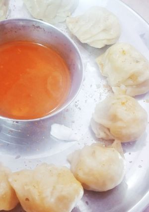 A picture of Whole wheat flour momos.