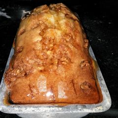 A picture of Banana butterscotch loaf.