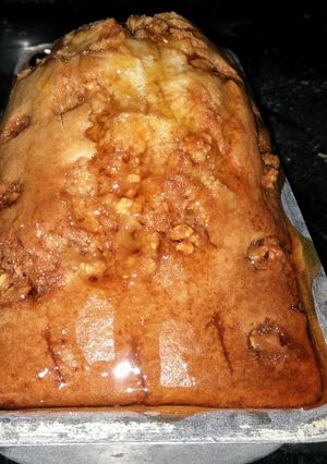 A picture of Banana butterscotch loaf.