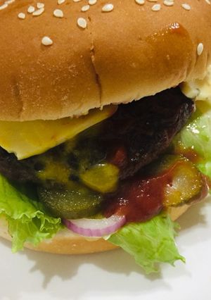 صورة لوصفة برجر كينج 🍔🍟