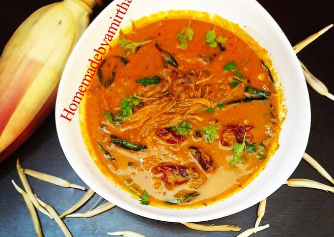 Recipe of Gordon Ramsay Saiva meen kuzhambu valaipoo puli kuzhambu