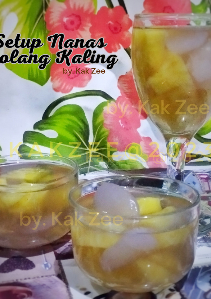 Foto resep Setup Nanas Kolang Kaling