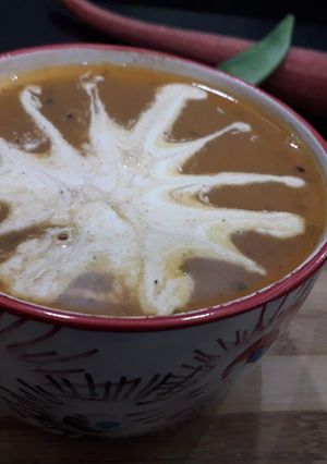 A picture of Mix veg soup.