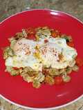 Salteado de habas con huevo