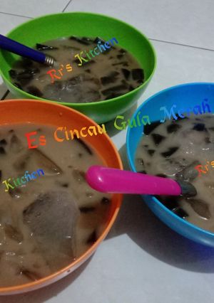 Foto resep Es cincau gula merah