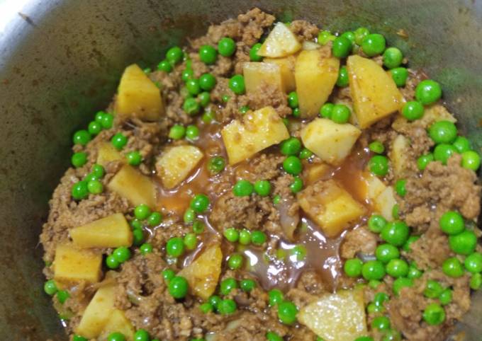 Recipe of Quick Alo qeema matar