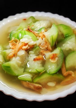 櫻花蝦絲瓜 的食譜成品照片