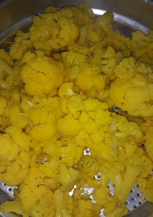 عکسی از دستور گل کلم سرخ شده