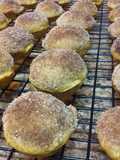 Cinnamon Sugar Mini Pumpkin Muffins