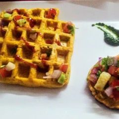 A picture of Waffle pancake.