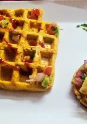 A picture of Waffle pancake.