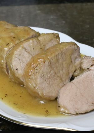 Una foto de Solomillo a la miel🍯🍗
