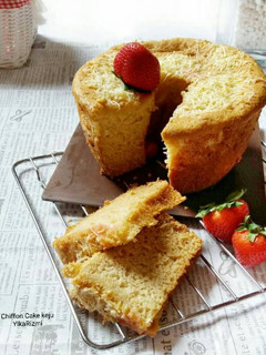 Foto resep Chiffon cake keju