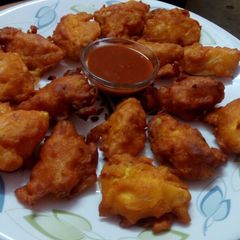A picture of Easy and quick egg pakoda.