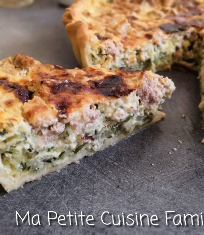 Une photo de Quiche courgette/thon
